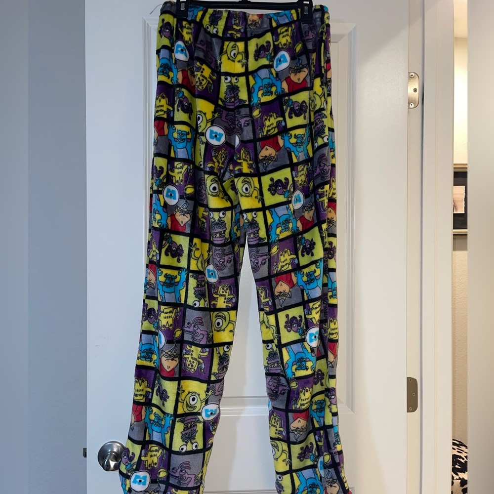 Monsters Inc. pajamas pants 💜💚💙 - Picture 3 of 3